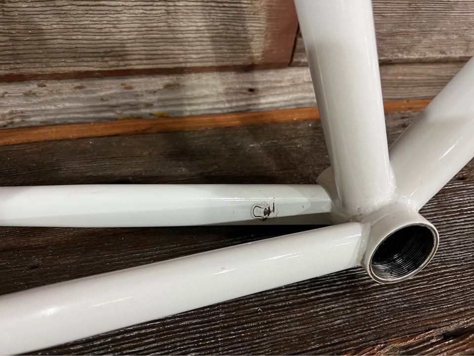 EAI Bareknuckle track frame with a Ritchey carbon fork, from the seller's Marketplace listing. Photo 4 of 6.